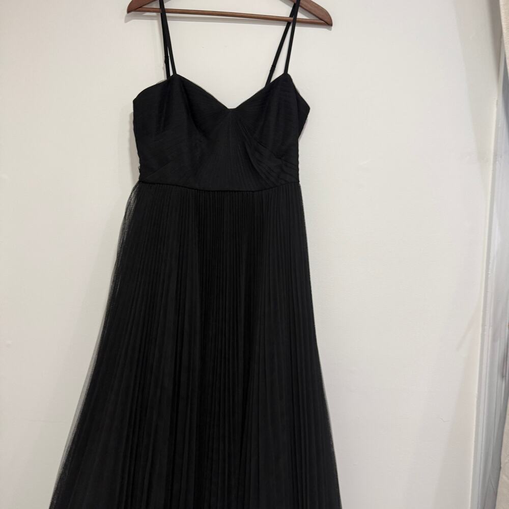NEW Hutch Virginia Sleeveless Sweetheart A-Line Maxi Dress Black Size 2 - Picture 2 of 8